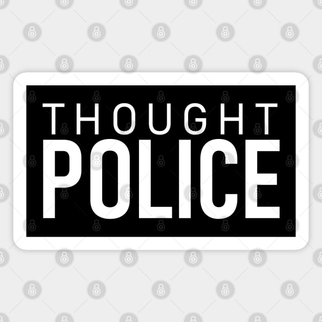 Thought Police Magnet by Decamega